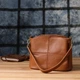 Сумка кросс боди через плечо женская из натуральная кожи Vintage leather-22975 Рыжяя - изображение 11