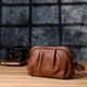 Сумка кросс боди через плечо женская из натуральная кожи Vintage leather-22895 Коричневая - изображение 11