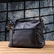 Сумка шоппер женская из натуральная кожи Vintage leather-23016 Темно-синяя - изображение 12