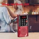 Кишеньковий радіоприймач L-328 з акумулятором Радіо FM / LED-дисплей / MP3 / слот TF card / USB-рекордер - зображення 8