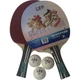 Набор ракеток 729 SUPER COLOR (2 rackets+3 balls) Черно-красный (1639) - изображение 2