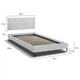 Изголовье для кровати COSAS Rodos Silk 60x98 см Магнолия - изображение 9