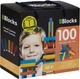 Klocki drewniane BuildingBlocks 100 elementów BBL100KL-N2 (8718182370645) - obraz 1