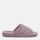 Женские домашние тапочки утепленные меховые с открытым носком FX shoes Лотос 7302 36 23 см Сиреневые (2820000018601) - изображение 1