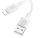 Кабель синхронизации Borofone BX111 2.4A USB-A to Lightning 1 м White (35626_3462267) - изображение 1