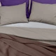 Плед-покрывало косичка COSAS 230х240 см Mousse Knitted Braid Шоколадный - изображение 2