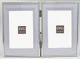Фоторамка EVG Onix 2-10X15 S15 Double Silver 10×15 см сріблястий - изображение 1