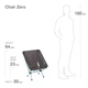 Стілець Helinox Zero Chair (колір Grey) - зображення 9