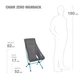 Стілець Helinox Zero Chair High-Back (колір Black) - зображення 5