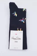 Набор женских носков прикольных высоких хлопковых Happy Socks 194849 36/40 4 пары Черный (2200005145081) - изображение 4