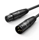Аудіокабель UGREEN AV130 Cannon Male to Female Microphone Extension Audio Cable 5m Black (UGR-20712) - зображення 1