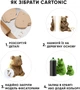 Картонний конструктор Cartonic 3D Puzzle Panda Family 164 елементи (CARTPANDAF) - зображення 4