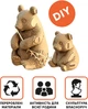 Картонний конструктор Cartonic 3D Puzzle Panda Family 164 елементи (CARTPANDAF) - зображення 6