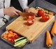 Кухонна дошка , вага 1000 г для нарізки різноманітних продуктів з однією залізною пластиною, KT7007801 - зображення 1