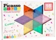 Магнитные блоки Picasso Tiles Геометрия 16 элементов PT16 (0817338021979) - изображение 2