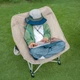 Стілець складаний Naturehike Stellaluna T04 CNK2550JJ022, вуглецева сталь, чорний - зображення 7