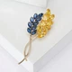 Брошь BROCHE бижутерия Колоски разноцветная BRBF114014 - изображение 3