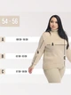 Классический женский свитер SVTR. Серый 54-56 - изображение 8