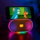 Портативна Bluetooth колонка з підсвічуванням, SPS L 003, Сіра - зображення 2