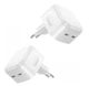 Сетевое зарядное устройство Apple Dual USB-C Power Adapter 35W USB-C + USB-C - изображение 4