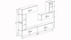 Вітальня комплект BOX V3 MiroMark білий глянець/чорний глянець (BX-V3-WB/BL) - зображення 3