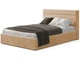 Кровать полуторная с подъемным механизмом 140x200 Street Beige Viorina-Deko Бежевый (каркас с ламелями/без матраса) (ЛДСП/ткань) - изображение 1