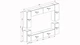 Вітальня комплект BOX F4 MiroMark білий глянець/чорний глянець (BX-F4-WB/BL) - зображення 2