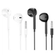 Навушники HOCO M101 Crystal joy wire-controlled earphones with microphone Black - зображення 2