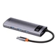 USB-Hub Baseus Metal Gleam Series 5-in-1 Multifunctional (Type-C to HDMI*1+USB3.0*3+PD*1) - изображение 4