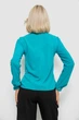 Блуза однотонная, цвет бирюзовый, S, 230R306 - изображение 4
