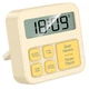 Електронний таймер + годинник Hoco HX43 Electronic Yellow - зображення 1