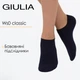 Классические женские носки Giulia WS0 CLASSIC 36/40 темно-синие Navy, хлопковые тонкие короткие - изображение 1