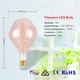 Світлодіодні гірлянди SD LUX E27 5W Large Sprial XXL A165 - зображення 3