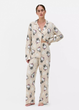 Пижама Primark Cosy Printed Boyfriend Pyjamas М Домашний комплект Кофейный (8577) - изображение 1