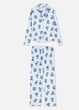 Пижама Primark Cosy Printed Boyfriend Pyjamas XS Домашний комплект Голубой (8578) - изображение 5