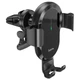 Автотримач Hoco CA105 з бездротовим зарядним 15W black - изображение 1
