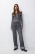 Джинси Pull & Bear сірий WIIQJ714 32 - изображение 1