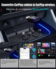 Беспроводной адаптер Robofun CarPlay / Android Auto Bluetooth 5.4 для автомобиля, USB, без задержек, стабильное подключение iOS - изображение 4