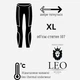 Подштанники мужские утепленные хлопковые Лео Thermal underwear ХБ 2XL Черные (ROZ6400172487) - изображение 5