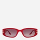 Солнцезащитные очки женские Guess Rectangular 604082275 Красные (1159850082) - изображение 1