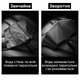 Зонт обратного сложения PowerMe LumiSafe Umbrella с LED фонариком и светоотражающей лентой Красный - изображение 8