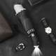 Зонт обратного сложения PowerMe LumiSafe Umbrella с LED фонариком и светоотражающей лентой Черный - изображение 8