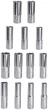 Набір торцевих головок Hans Tools 1/2" Dr 10-32 мм та 1/4" Dr 4-14 мм 6-гранних 108 предметів (TK-108) - зображення 5