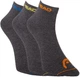 Носки Head QUARTER 3PPK UNISEX темно-серый Унисекс 35-38 - изображение 2