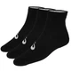 Шкарпетки Asics 3ppk Quarter sock чорний Універсальні 35-38 - зображення 1