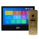 Комплект відеодомофона Light Vision: домофон 10" SINGAPORE (AI) FHD Black та відеопанель RIO FHD Gold - изображение 1