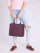 Сумка шоппер женская из искусственной кожи U.S. Polo Assn 582109510 Бордовая (1159850013) - изображение 4