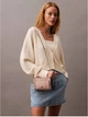 Сумка кросс-боди через плечо женская из искусственной кожи маленькая Calvin Klein 481404184 Розовая (1159850197) - изображение 2