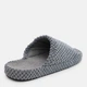 Женские домашние тапочки утепленные меховые с открытым носком FX shoes Доріс 7213 38 24 см Серые (2820000018564) - изображение 5