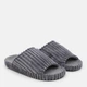 Женские домашние тапочки утепленные меховые с открытым носком FX shoes Лотос 7303 40 25.5 см Серые (2820000018700) - изображение 3